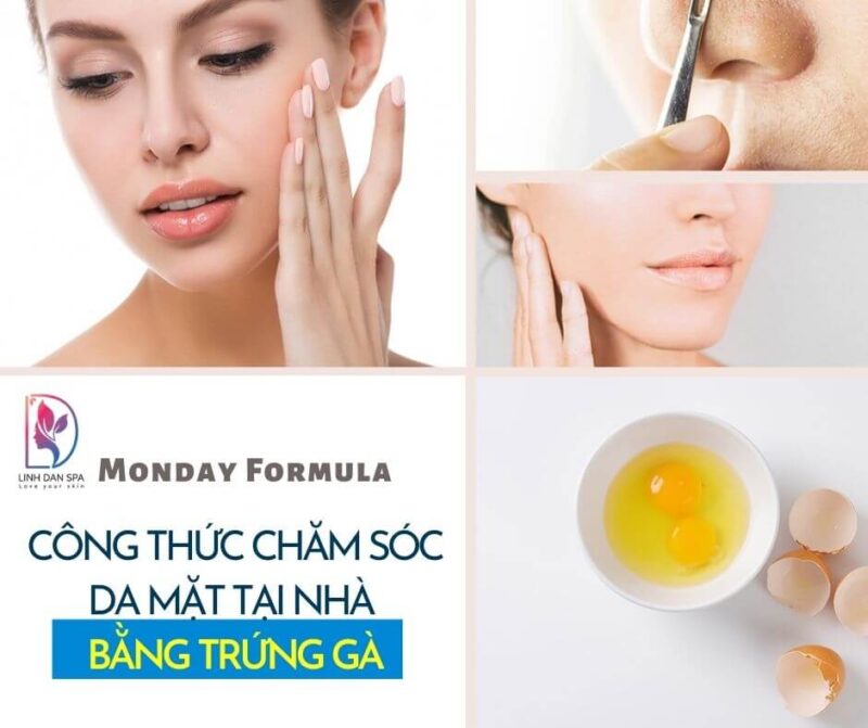 cham soc da bang trung ga