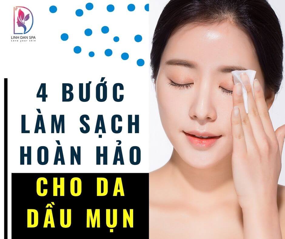 4 buoc lam sach da mun